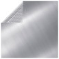 vidaXL Cubierta de piscina PE plateado 450x220 cm