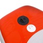 vidaXL Set de tabla de paddle surf hinchable rojo 360x81x10 cm vidaXL Set de tabla de paddle surf hinchable rojo 360x81x10 cm