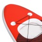 vidaXL Set de tabla de paddle surf hinchable rojo 360x81x10 cm vidaXL Set de tabla de paddle surf hinchable rojo 360x81x10 cm