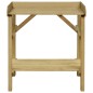 vidaXL Mesa de jardinera madera de pino impregnada 75x40x90 cm vidaXL Mesa de jardinera madera de pino impregnada 75x40x90 cm