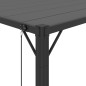 vidaXL Cenador con techo persiana 3x3 m tela y aluminio antracita vidaXL Cenador con techo persiana 3x3 m tela y aluminio antracita