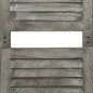 vidaXL Biombo de 3 paneles de madera maciza gris 106,5x166 cm vidaXL Biombo de 3 paneles de madera maciza gris 106,5x166 cm
