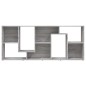 vidaXL Estantería de madera contrachapada gris Sonoma 67x24x161 cm vidaXL Estantería de madera contrachapada gris Sonoma 67x24x161 cm