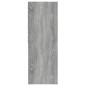 vidaXL Estantería de madera contrachapada gris Sonoma 67x24x161 cm vidaXL Estantería de madera contrachapada gris Sonoma 67x24x161 cm