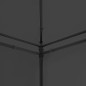 vidaXL Cenador gris antracita 600x298x270 cm vidaXL Cenador gris antracita 600x298x270 cm