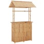 vidaXL Juego de bar de 3 piezas de bambú vidaXL Juego de bar de 3 piezas de bambú