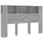 vidaXL Mueble cabecero gris Sonoma 160x18,5x104,5 cm vidaXL Mueble cabecero gris Sonoma 160x18,5x104,5 cm