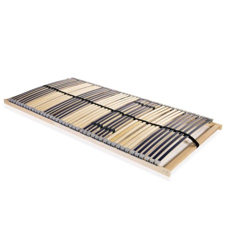 vidaXL Somier de láminas con 42 listones de 7 regiones 100x200 cm