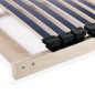 vidaXL Somier de láminas con 42 listones de 7 regiones 100x200 cm