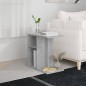 vidaXL Mesa auxiliar de madera contrachapada gris hormigón 50x30x50 cm vidaXL Mesa auxiliar de madera contrachapada gris hormigón 50x30x50 cm