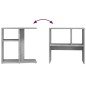 vidaXL Mesa auxiliar de madera contrachapada gris hormigón 50x30x50 cm vidaXL Mesa auxiliar de madera contrachapada gris hormigón 50x30x50 cm