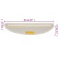 vidaXL Alfombras de peldaños de escalera 15 uds blanco 56x17x3 cm vidaXL Alfombras de peldaños de escalera 15 uds blanco 56x17x3 cm