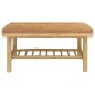vidaXL Mesa de centro de jardín bambú 90x55x37 cm vidaXL Mesa de centro de jardín bambú 90x55x37 cm
