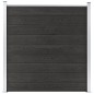 vidaXL Valla de jardín de WPC gris 180x186 cm vidaXL Valla de jardín de WPC gris 180x186 cm