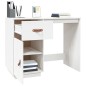vidaXL Escritorio de madera maciza de pino blanco 95x50x75 cm vidaXL Escritorio de madera maciza de pino blanco 95x50x75 cm