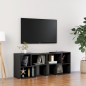 vidaXL Mueble de TV madera contrachapada negro 104x30x52 cm vidaXL Mueble de TV madera contrachapada negro 104x30x52 cm