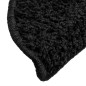 vidaXL Alfombras de peldaños de escalera 15 uds negro 56x17x3 cm vidaXL Alfombras de peldaños de escalera 15 uds negro 56x17x3 cm
