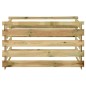 vidaXL Compostador con listones madera pino impregnada 120x120x70 cm vidaXL Compostador con listones madera pino impregnada 120x120x70 cm