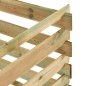 vidaXL Compostador con listones madera pino impregnada 120x120x70 cm vidaXL Compostador con listones madera pino impregnada 120x120x70 cm