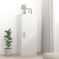 vidaXL Armario de pared madera contrachapada blanco 34,5x34x90 cm