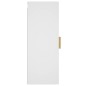 vidaXL Armario de pared madera contrachapada blanco 34,5x34x90 cm