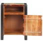 vidaXL Mesita de noche de madera maciza reciclada 40x35x55 cm vidaXL Mesita de noche de madera maciza reciclada 40x35x55 cm