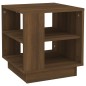 vidaXL Mesa de centro madera contrachapada roble marrón 40x40x43 cm vidaXL Mesa de centro madera contrachapada roble marrón 40x40x43 cm