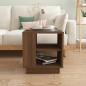 vidaXL Mesa de centro madera contrachapada roble marrón 40x40x43 cm vidaXL Mesa de centro madera contrachapada roble marrón 40x40x43 cm