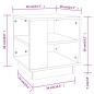 vidaXL Mesa de centro madera contrachapada roble marrón 40x40x43 cm vidaXL Mesa de centro madera contrachapada roble marrón 40x40x43 cm