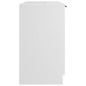 vidaXL Armario de baño madera contrachapada blanco 64,5x33,5x59 cm vidaXL Armario de baño madera contrachapada blanco 64,5x33,5x59 cm