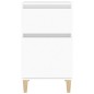 vidaxL Mesita de noche blanca 40x35x70 cm vidaxL Mesita de noche blanca 40x35x70 cm