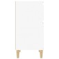 vidaxL Mesita de noche blanca 40x35x70 cm vidaxL Mesita de noche blanca 40x35x70 cm