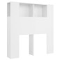 vidaXL Mueble cabecero blanco 100x18,5x104,5 cm vidaXL Mueble cabecero blanco 100x18,5x104,5 cm