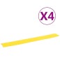 vidaXL Rampa protectora de cables de suelo 4 uds amarillo 98,5 cm vidaXL Rampa protectora de cables de suelo 4 uds amarillo 98,5 cm