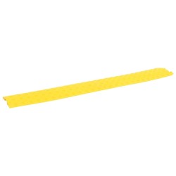 vidaXL Rampa protectora de cables de suelo 4 uds amarillo 98,5 cm