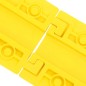 vidaXL Rampa protectora de cables de suelo 4 uds amarillo 98,5 cm vidaXL Rampa protectora de cables de suelo 4 uds amarillo 98,5 cm