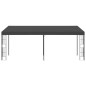 vidaXL Cenador con montaje en la pared tela gris antracita 3x6 m vidaXL Cenador con montaje en la pared tela gris antracita 3x6 m