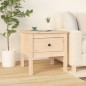 vidaXL Mesa auxiliar 2 unidades de madera maciza de pino 50x50x49 cm vidaXL Mesa auxiliar 2 unidades de madera maciza de pino 50x50x49 cm