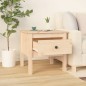 vidaXL Mesa auxiliar 2 unidades de madera maciza de pino 50x50x49 cm vidaXL Mesa auxiliar 2 unidades de madera maciza de pino 50x50x49 cm
