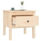vidaXL Mesa auxiliar 2 unidades de madera maciza de pino 50x50x49 cm vidaXL Mesa auxiliar 2 unidades de madera maciza de pino 50x50x49 cm