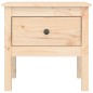 vidaXL Mesa auxiliar 2 unidades de madera maciza de pino 50x50x49 cm vidaXL Mesa auxiliar 2 unidades de madera maciza de pino 50x50x49 cm