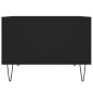 vidaXL Mesa de centro madera contrachapada negro 60x50x36,5 cm vidaXL Mesa de centro madera contrachapada negro 60x50x36,5 cm