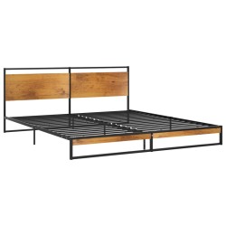 vidaXL Estructura de cama de metal 180x200 cm
