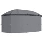 vidaXL Cenador con cortinas gris antracita 520x349x255 cm vidaXL Cenador con cortinas gris antracita 520x349x255 cm
