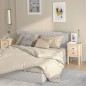 vidaXL Mesitas de noche 2 uds madera maciza de pino 40x35x61,5 cm vidaXL Mesitas de noche 2 uds madera maciza de pino 40x35x61,5 cm