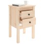 vidaXL Mesitas de noche 2 uds madera maciza de pino 40x35x61,5 cm vidaXL Mesitas de noche 2 uds madera maciza de pino 40x35x61,5 cm