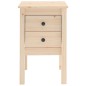 vidaXL Mesitas de noche 2 uds madera maciza de pino 40x35x61,5 cm vidaXL Mesitas de noche 2 uds madera maciza de pino 40x35x61,5 cm