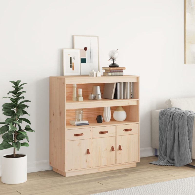 vidaXL Aparador de madera maciza de pino 100x40x108,5 cm vidaXL Aparador de madera maciza de pino 100x40x108,5 cm
