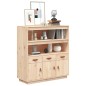 vidaXL Aparador de madera maciza de pino 100x40x108,5 cm vidaXL Aparador de madera maciza de pino 100x40x108,5 cm