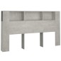 vidaXL Mueble cabecero gris hormigón 180x18,5x104,5 cm vidaXL Mueble cabecero gris hormigón 180x18,5x104,5 cm